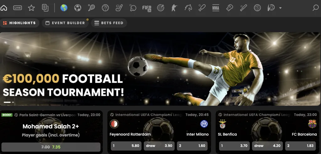 Sports betting at Luckyblock
