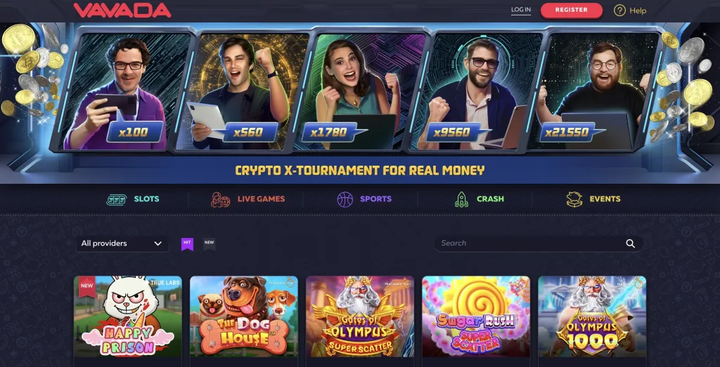 Vavada main page